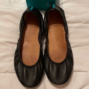 Matte black Tieks size 9